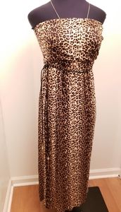 Womens Fashion to Figure Plus Size Cheetah Maxi